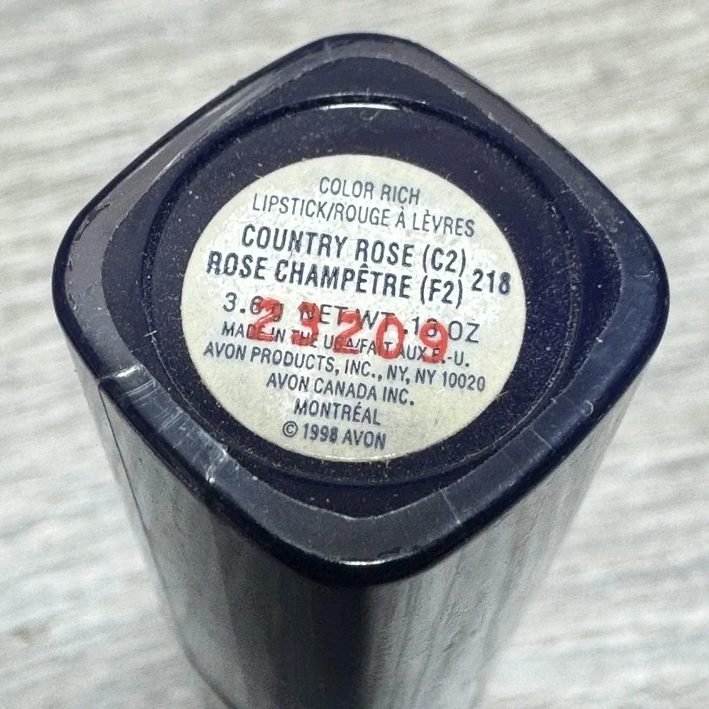 Vintage 1998 Avon Color Rich Lipstick Standard 0.13 oz Rare Collectible Makeup‎
